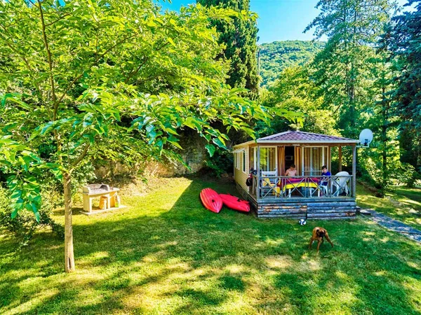 Camping de la base nautique - St Rome de Tarn en Aveyron
